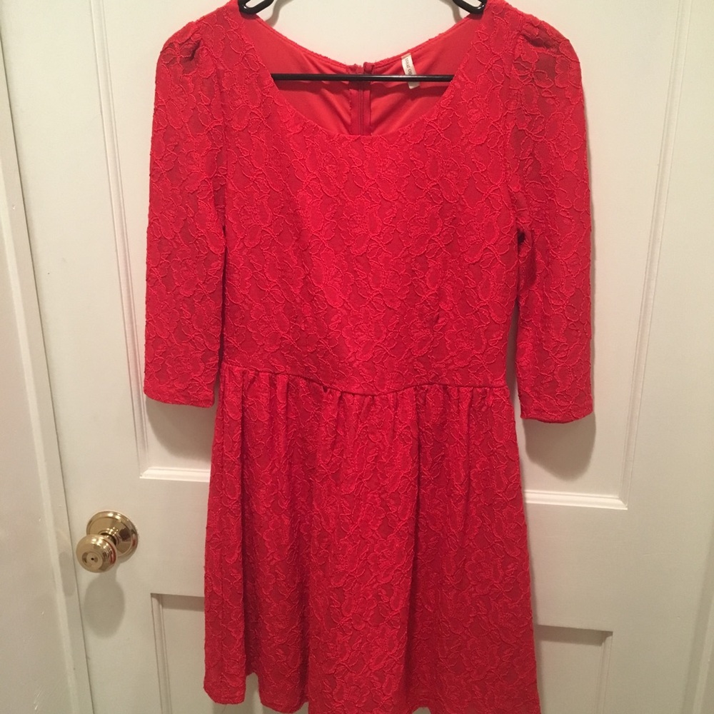 Red cute Lulus mini dress